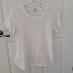 JCrew Sheer back tshirt